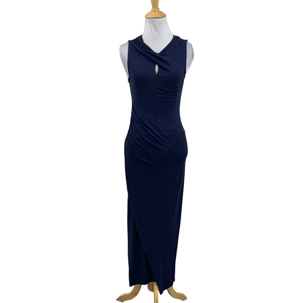 Tommy Bahama Dress Womens XS Windsor Sleeveless Twisted Cutout Faux Wrap Maxi